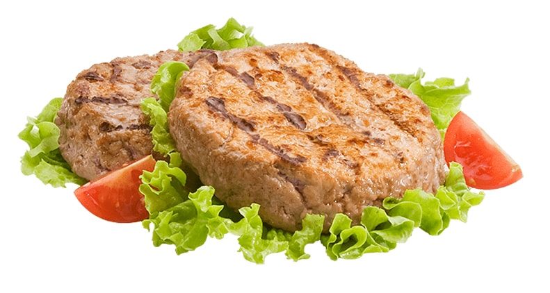 piatto hamburger