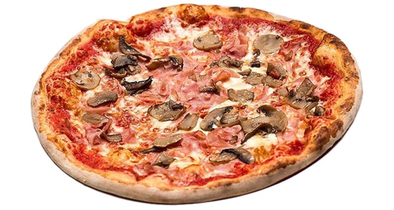 pizza cotto e funghi